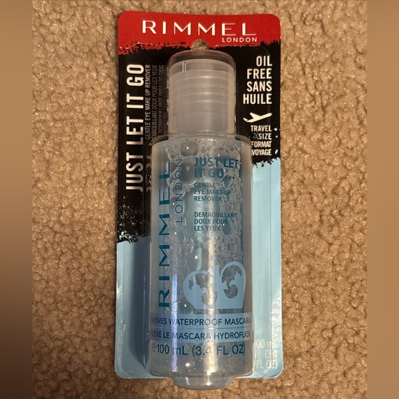 Rimmel Just Let It Go Gentle Eye Make Up Remover Oil Free 3.4 Oz, New - Picture 1 of 15